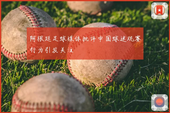 阿根廷足球媒体批评中国球迷观赛行为引发关注